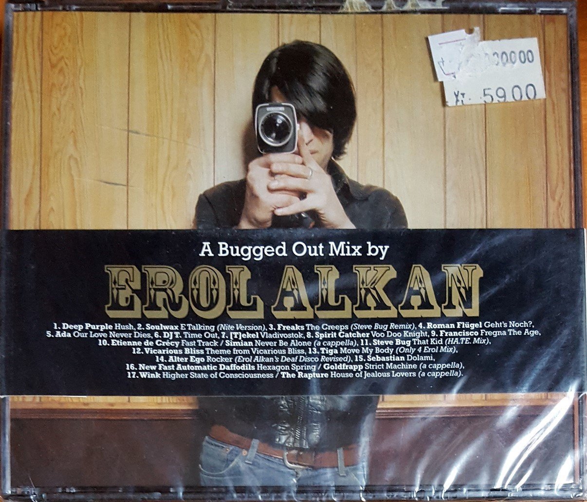 EROL ALKAN - A BUGGED OUT MIX / A BUGGED IN SELECTION / SOULWAX, ADA, STEVE BUG, ALTER EGO, GOLDFRAPP, THE RAPTURE 2CD SIFIR