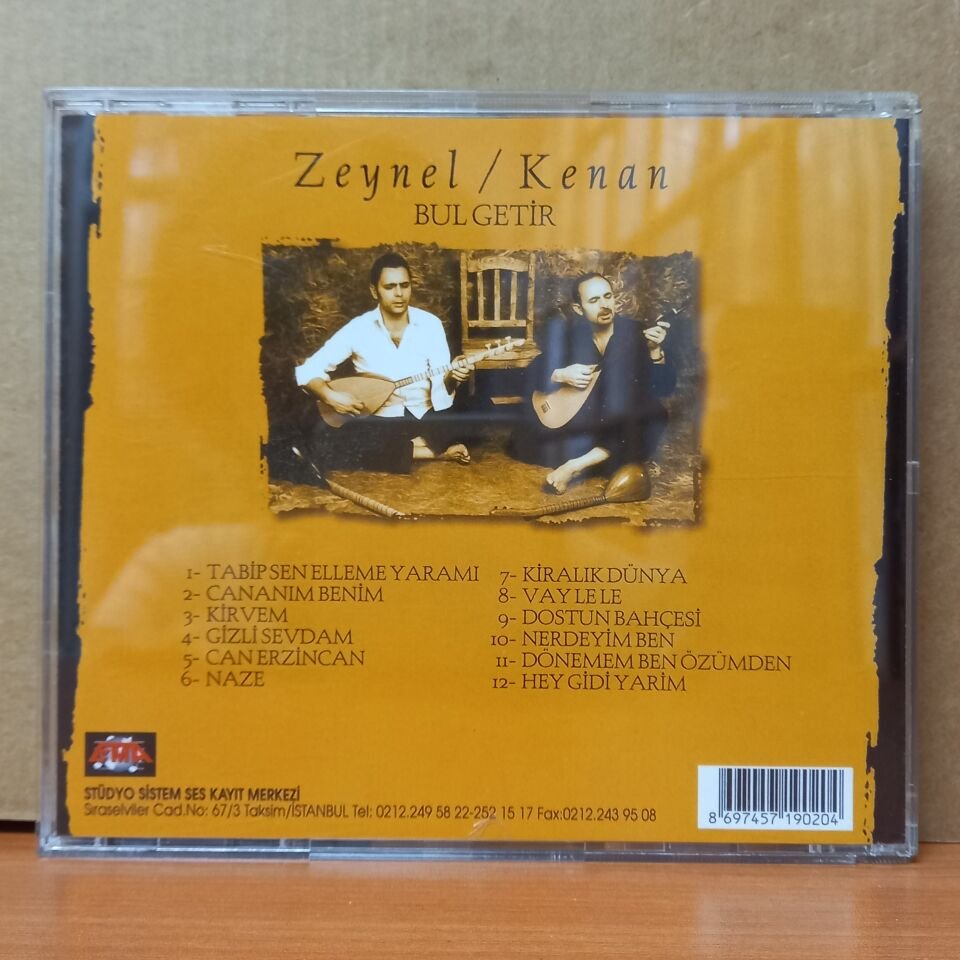 ZEYNEL, KENAN - BUL GETİR (2000) - CD 2.EL