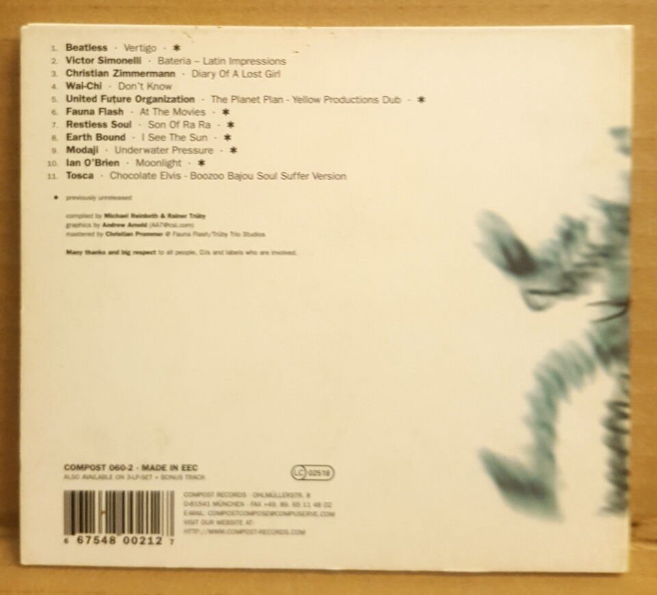 FUTURE SOUNDS OF JAZZ VOL 6 - VARIOUS ARTISTS (1999) - CD FUTURE JAZZ LOUNGE BREAKBEAT DIGIPACK 2.EL