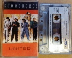 COMMODORES - UNITED (1987) YONCA CASSETTE MADE IN TURKEY ''USED'' PAPER LABEL