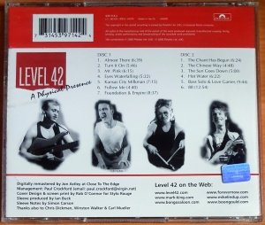 LEVEL 42 - A PHYSICAL PRESENCE (1985) - 2CD 2000 REMASTERED REISSUE 2.EL
