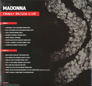 MADONNA - FINALLY ENOUGH LOVE (2022) - 2LP RED COLOURED EDITION SIFIR PLAK