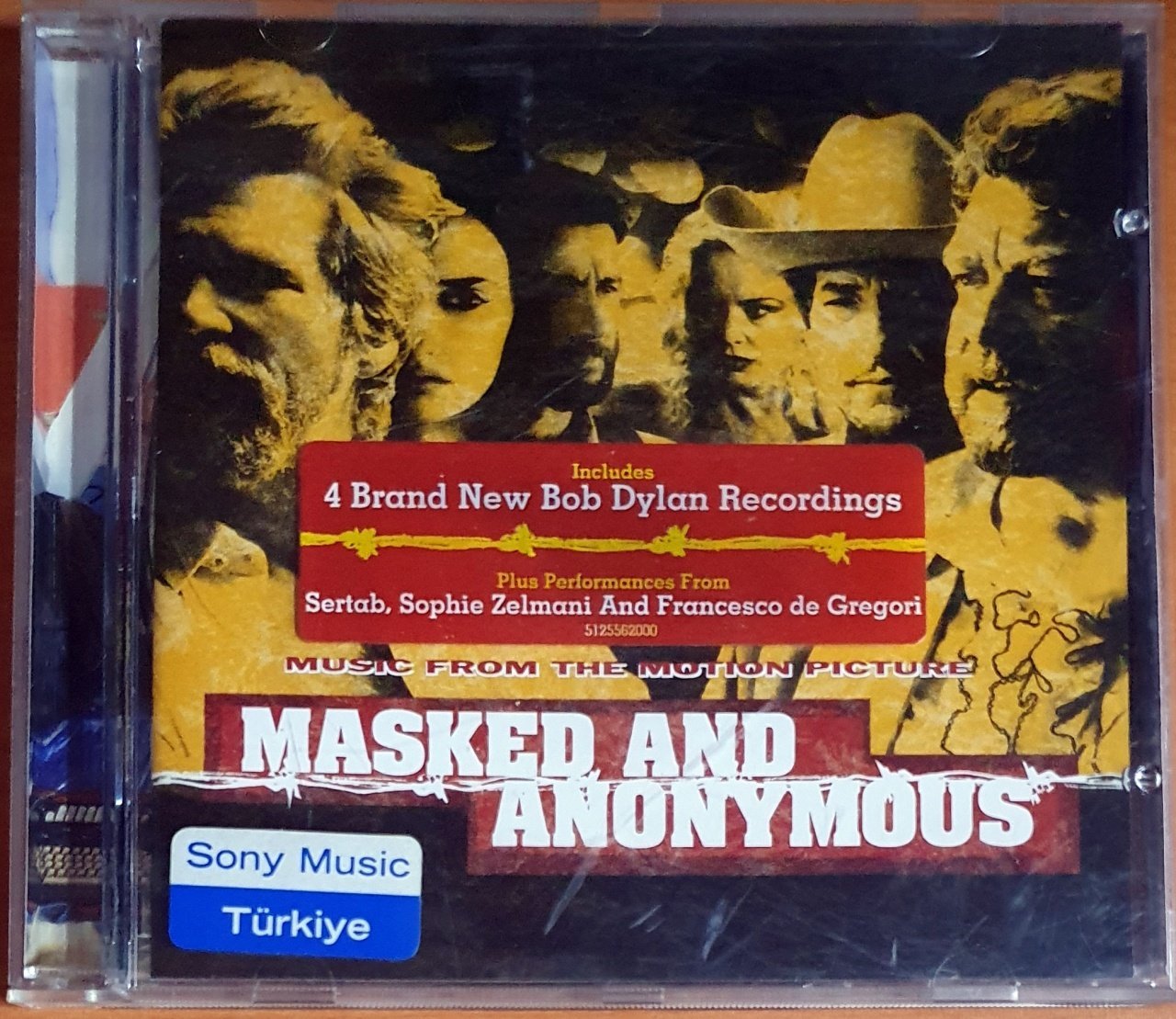 MASKED AND ANONYMOUS SOUNDTRACK / BOB DYLAN, SERTAB, LOS LOBOS (2003) - CD 2.EL