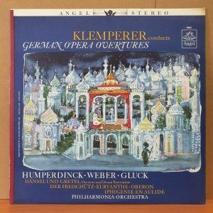 KLEMPERER CONDUCTS GERMAN OPERA OVERTURES / HUMPERDINCK, WEBER, GLUCK (1964) - LP 2.EL PLAK