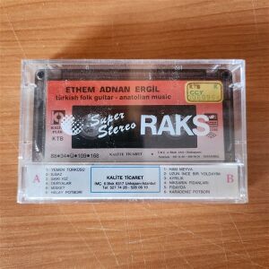FOLK GUITAR / ANATOLIAN MUSIC / ETHEM ADNAN ERGİL (1988) - KASET AMBALAJINDA SIFIR