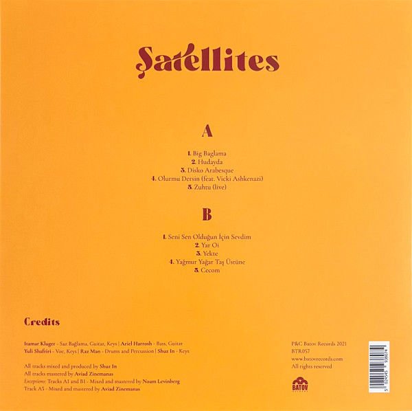 ŞATELLITES - ŞATELLITES (2022) - LP TRANSPARENT CHAMPAGNE COLOURED  EDITION SIFIR PLAK