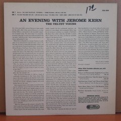 AN EVENING WITH JEROME KERN THE VELVET VOICES (1960) - LP 2.EL PLAK
