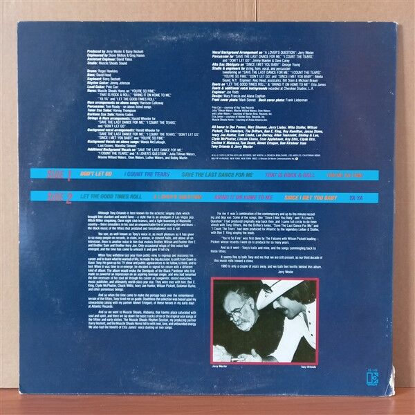 TONY ORLANDO – TONY ORLANDO (1978) - LP 2.EL PLAK