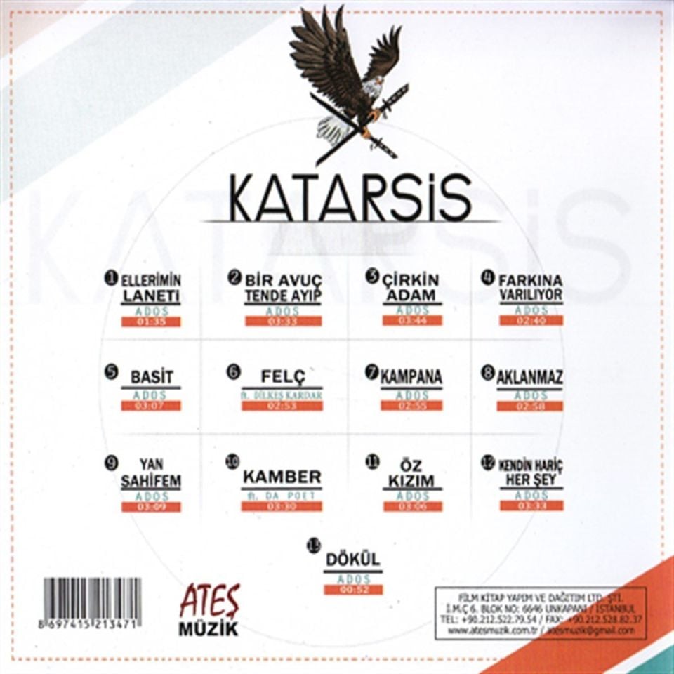 ADOS - KATARSIS (2012) - CD SIFIR