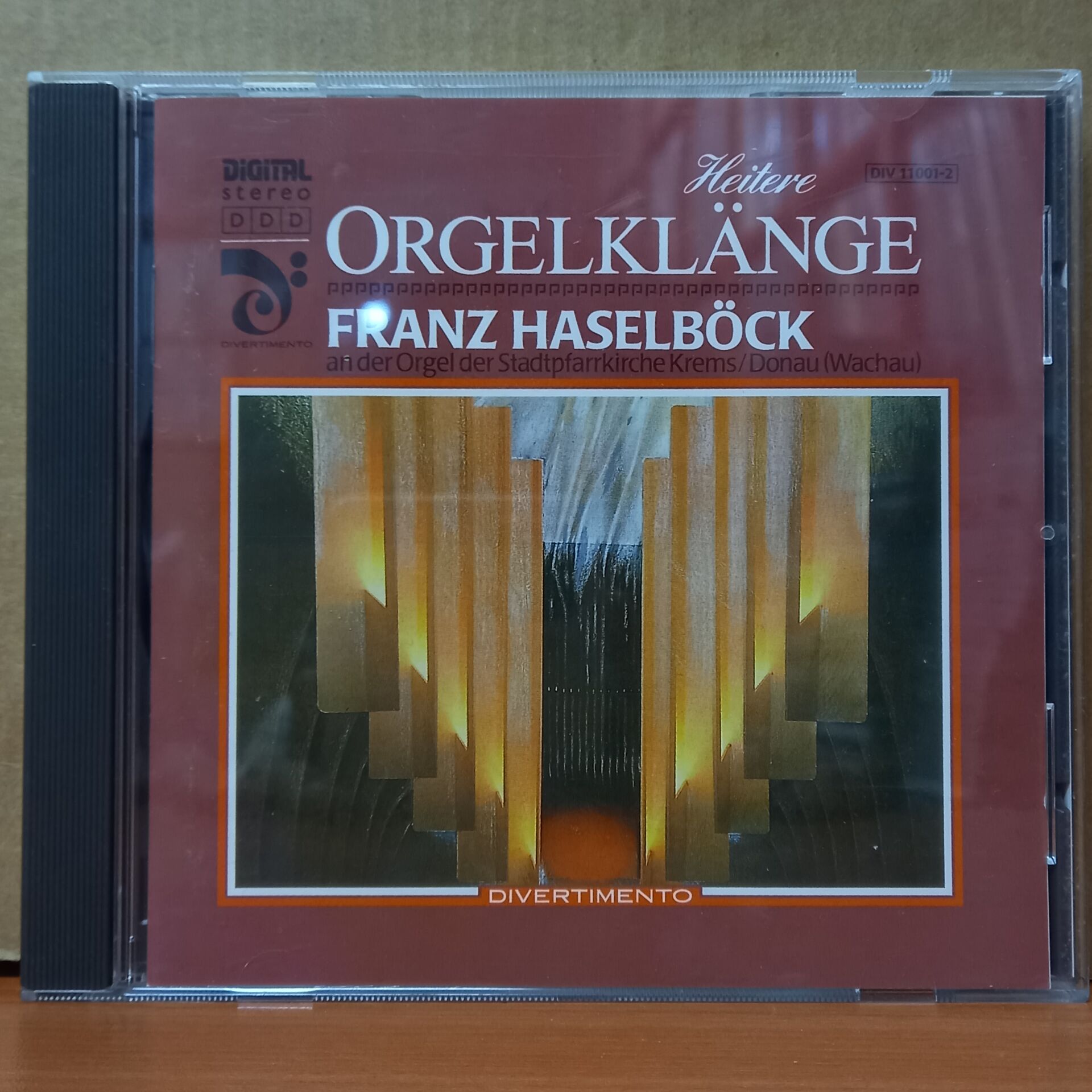 HEITERE ORGELKLANGE, FRANZ HASELBÖCK - AN DER STADTPFARRKIRCHE KREMS A.D. DONAU (1988) - CD 2.EL