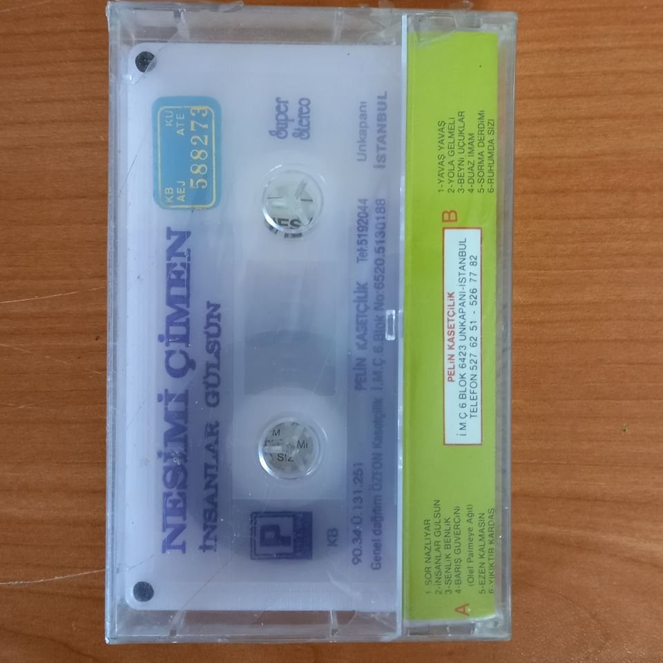AŞIK NESİMİ ÇİMEN - İNSANLAR GÜLSÜN (1990) - KASET SIFIR