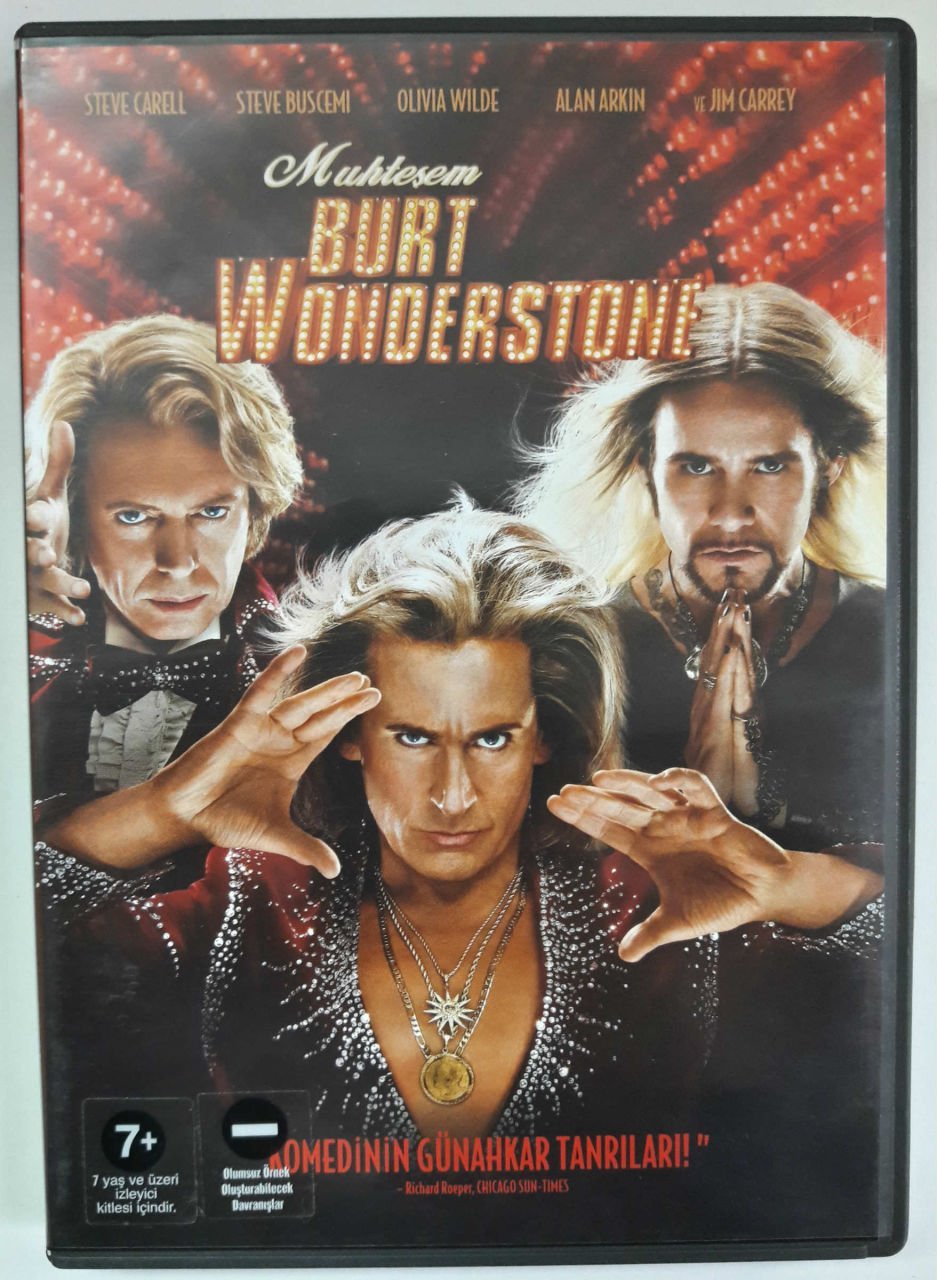 THE INCREDIBLE BURT WONDERSTONE - MUHTEŞEM BURT WONDERSTONE - STEVE BUSCEMI - DVD 2.EL