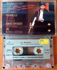 LA BAMBA - SOUNDTRACK LOS LOBOS BO DIDDLEY (1987) PLAKSAN CASSETTE MADE IN TURKEY ''USED'' PAPER LABEL
