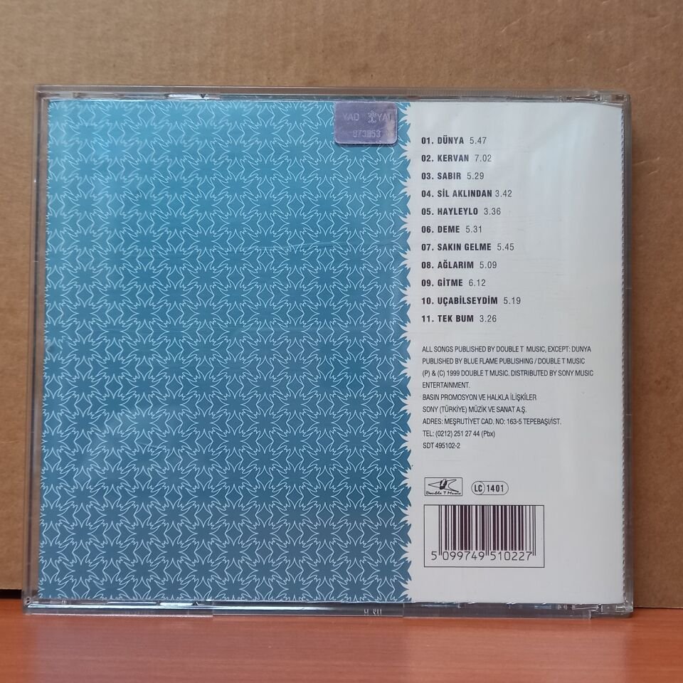 YILDIZ USMANOVA - DÜNYA (1999) - CD 2.EL