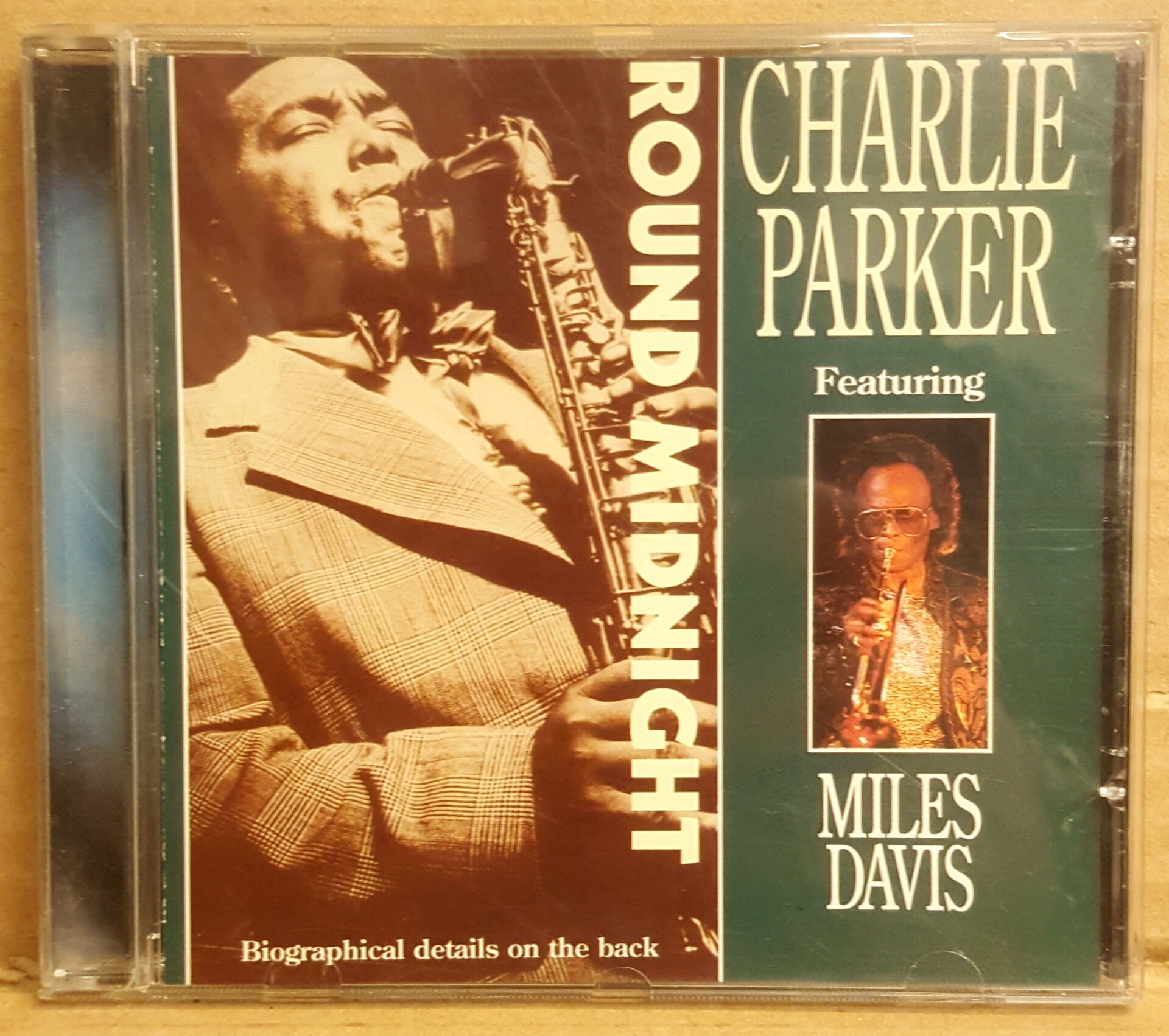 CHARLIE PARKER  feat. MILES DAVIS - ROUND MIDNIGHT - CD COMPILATION 1995 2.EL