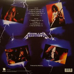 METALLICA - RIDE THE LIGHTNING (1984) - LP 2016 EDITION SIFIR PLAK