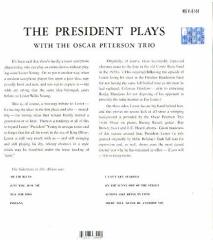 LESTER YOUNG WITH THE OSCAR PETERSON TRIO – THE PRESIDENT PLAYS WITH THE OSCAR PETERSON TRIO (1956) - LP 2019 EDITION SIFIR PLAK