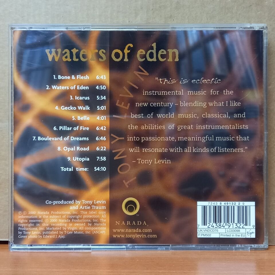 TONY LEVIN – WATERS OF EDEN (2000) - CD 2.EL