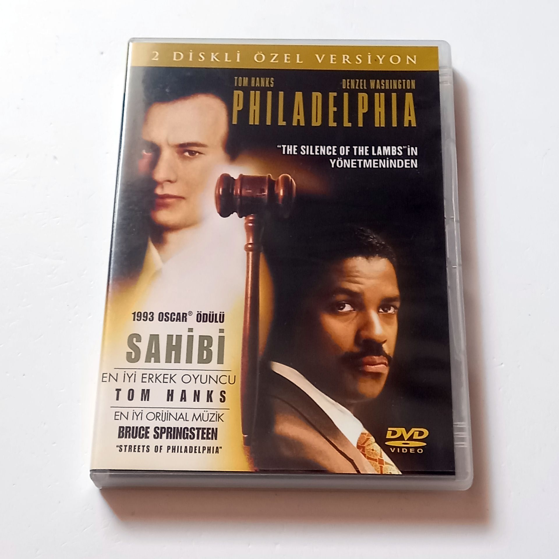 PHILADELPHIA - İKİ DİSKLİ ÖZEL VERSİYON - TOM HANKS, DENZEL WASHINGTON - YÖN.: JONATHAN DEMME - 2DVD 2.EL