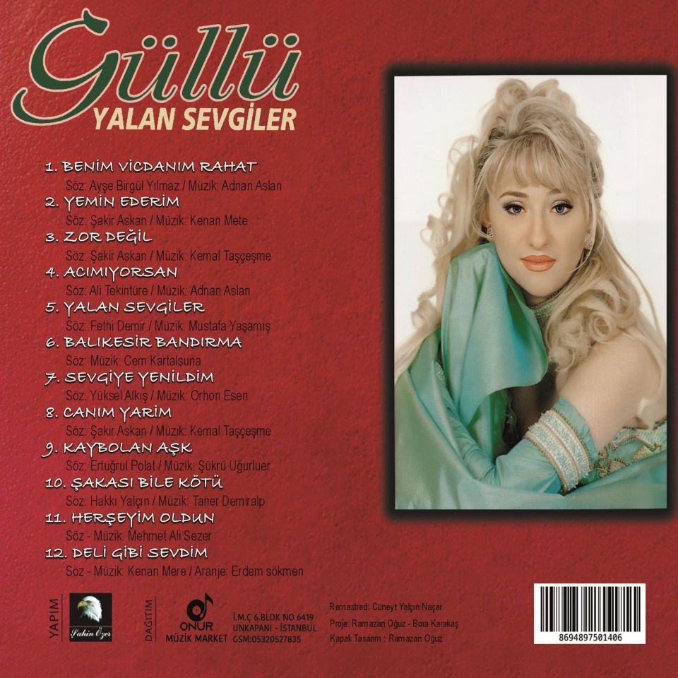 GÜLLÜ - YALAN SEVGİLER (1995) - CD 2024 BASIM AMBALAJINDA SIFIR