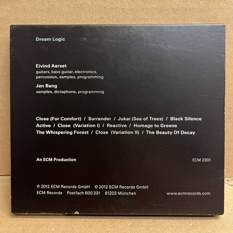 EIVIND AARSET – DREAM LOGIC (2012) - CD ECM 2.EL