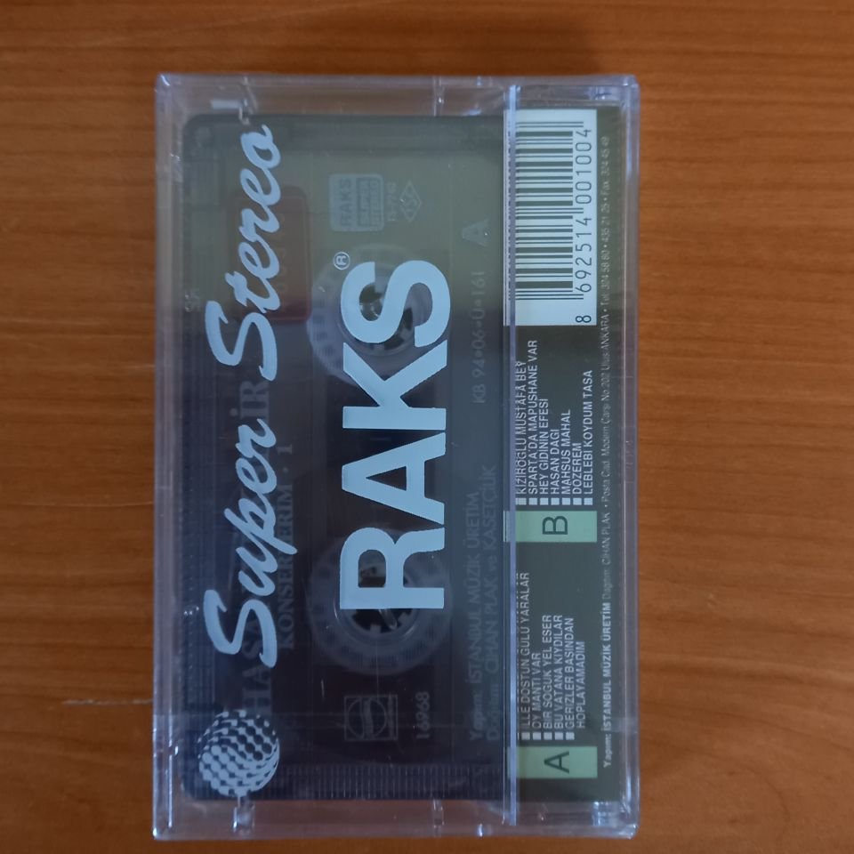 HASAN YÜKSELİR - KONSERLERİM 1 (1994) - KASET SIFIR