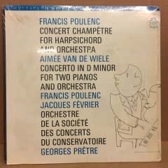 FRANCIS POULENC CONCERTO TWO PIANO & ORC. GEORGES PRETRE 2.EL PLAK