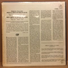 FRANCIS POULENC CONCERTO TWO PIANO & ORC. GEORGES PRETRE 2.EL PLAK