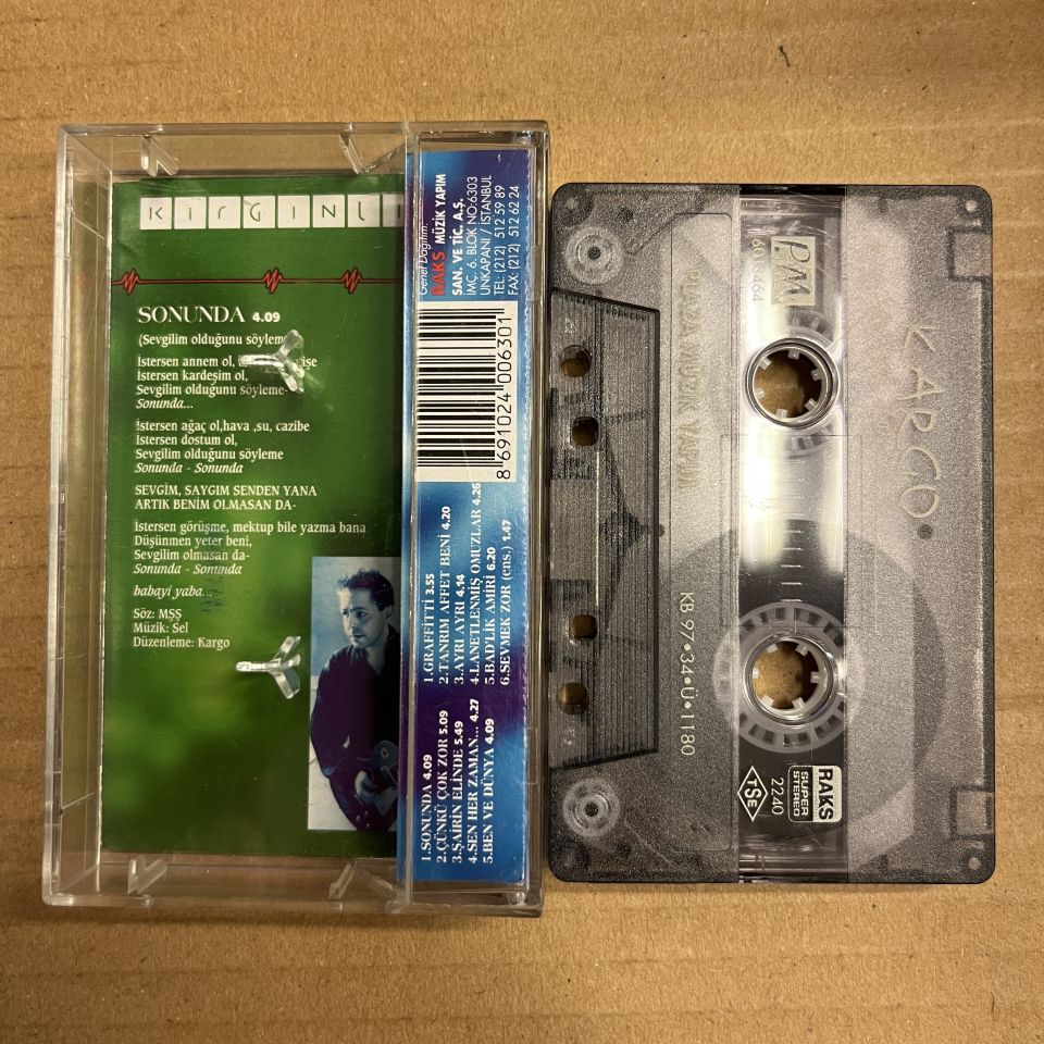 KARGO -  SEVMEK ZOR (1997) - KASET 2.EL
