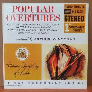 POPULAR OVERTURES / REZNICEK, THOMAS, GLINKA, SMETANA, WEBER, ROSSINI (1959) - LP 2.EL PLAK