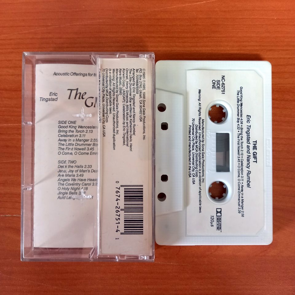 ERIC TINGSTAD, NANCY RUMBEL – THE GIFT / ACOUSTIC OFFERINGS FOR THE HOLIDAY SEASON (1988) - KASET MADE IN USA 2.EL