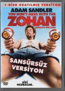 ZOHAN'A BULAŞMA - YOU DON'T MESS WITH THE ZOHAN - ADAM SANDLER - DVD 2.EL