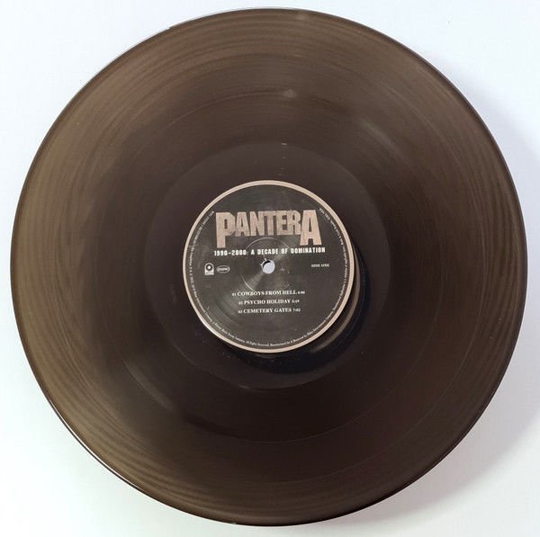 PANTERA – BEST OF / 1990-2000: A DECADE OF DOMINATION (2022) - BLACK ICE TRANSPARENT VINYL LP SIFIR PLAK