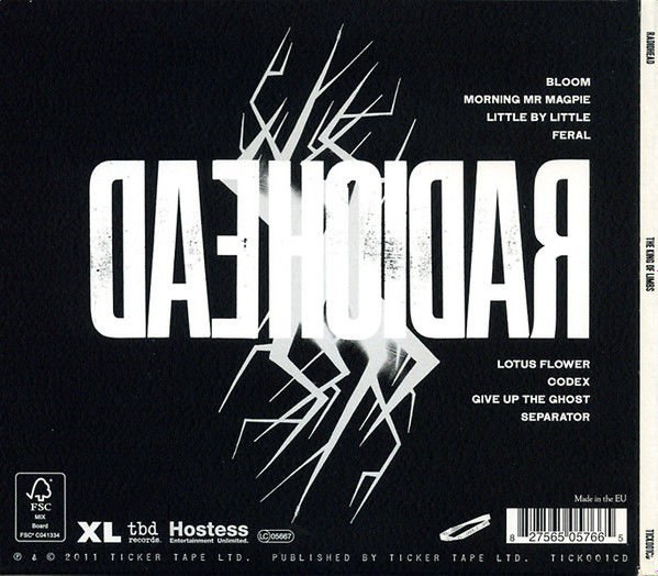 RADIOHEAD – THE KING OF LIMBS (2011) - CD DIGISLEEVE AMBALAJINDA SIFIR
