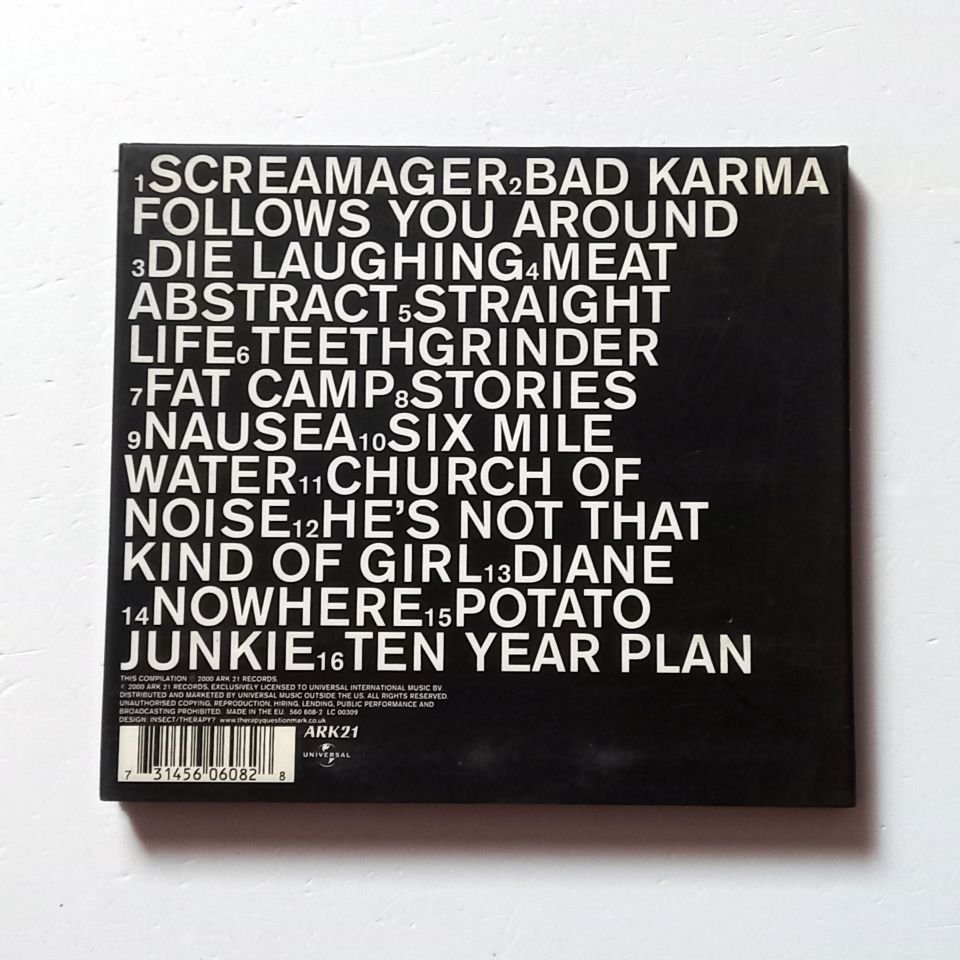 THERAPY? – SO MUCH FOR THE TEN YEAR PLAN: A RETROSPECTIVE 1990 - 2000 (2000) - 2CD COMPILATION LIMITED EDITION DIGIPAK 2.EL