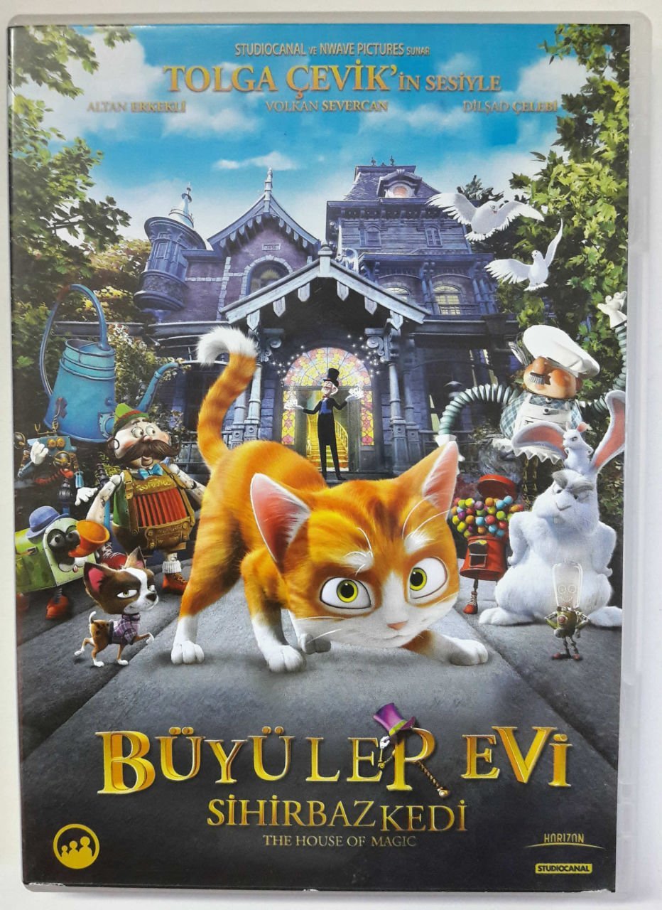 BÜYÜLER EVİ SİHİRBAZ KEDİ - THE HOUSE OF MAGIC - DVD 2.EL
