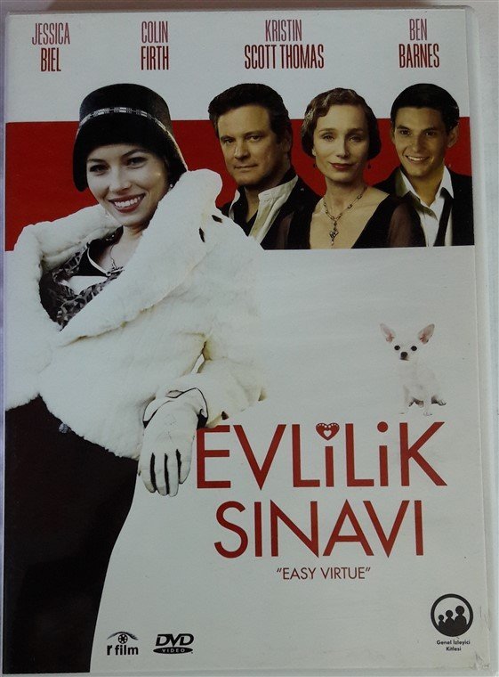EVLİLİK SINAVI - EASY VIRTUE - JESSICA BIEL - COLIN FIRTH - KRISTIN SCOTT THOMAS - BEN BARNES - DVD 2.EL
