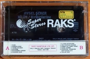 AYSEL ŞEKER - KİLİM / BİRİBİRİLERİNE (1990) - KASET SIFIR