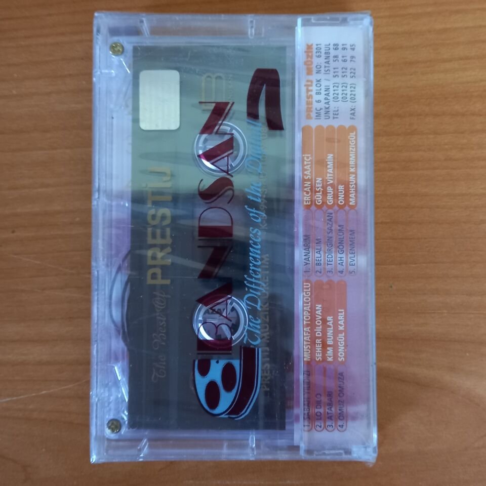 THE BEST OF PRESTİJ / MUSTAFA TOPALOĞLU, SONGÜL KARLI, ERCAN SAATÇİ, GÜLŞEN (1999) - KASET SIFIR