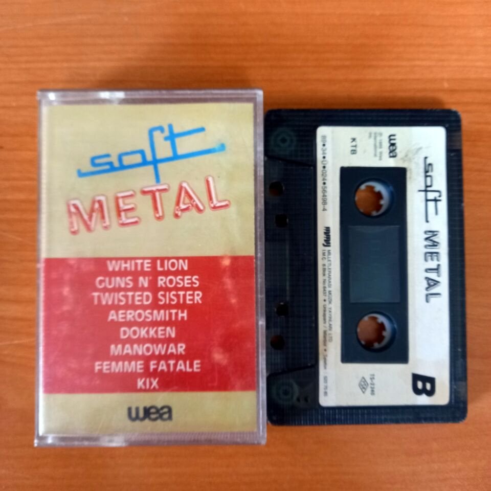 SOFT METAL / WHITE LION, GUNS N' ROSES, TWISTED SISTER, AEROSMITH, DOKKEN, MANOWAR (1989) - KASET 2.EL