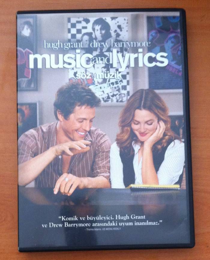 MUSIC AND LYRICS - SÖZ VE MÜZİK - HUGH GRANT - DREW BARRYMORE - DVD 2.EL