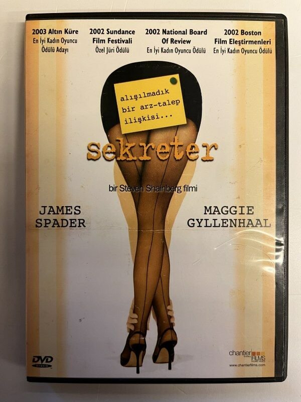 SEKRETER - SECRETARY - JAMES SPADER - MAGGIE GYLLENHAAL - DVD 2.EL