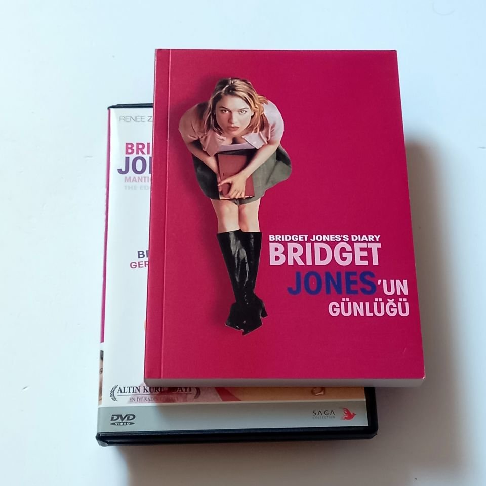 BRIDGET JONES BOX SET: BRIDGET JONES\'UN GÜNLÜĞÜ / BRIDGET JONES 2 MANTIĞIN SINIRI - RENEE ZELWEGER, HUGH GRANT, COLIN FIRTH - 2 DVD + GÜNLÜK DEFTERİ BOX SET 2.EL