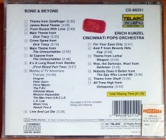 BOND AND BEYOND / ERICH KUNZEL, CINCINNATI POPS ORCHESTRA (1991) - CD SIFIR
