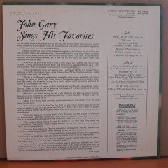 A HEART FILLED WITH SONG - THE BIG VOICE OF JOHN GARY (1966) - LP 2.EL PLAK