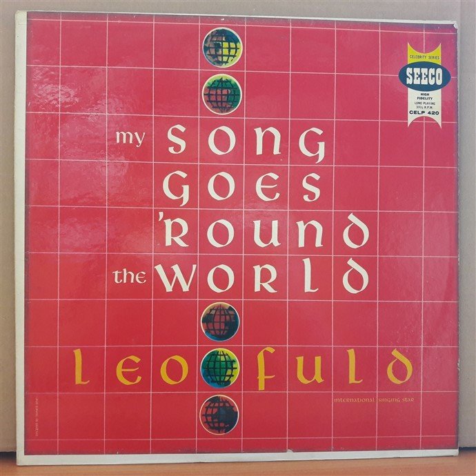 MY SONG GOES 'ROUND THE WORLD - LEO FULD - LP 2.EL PLAK