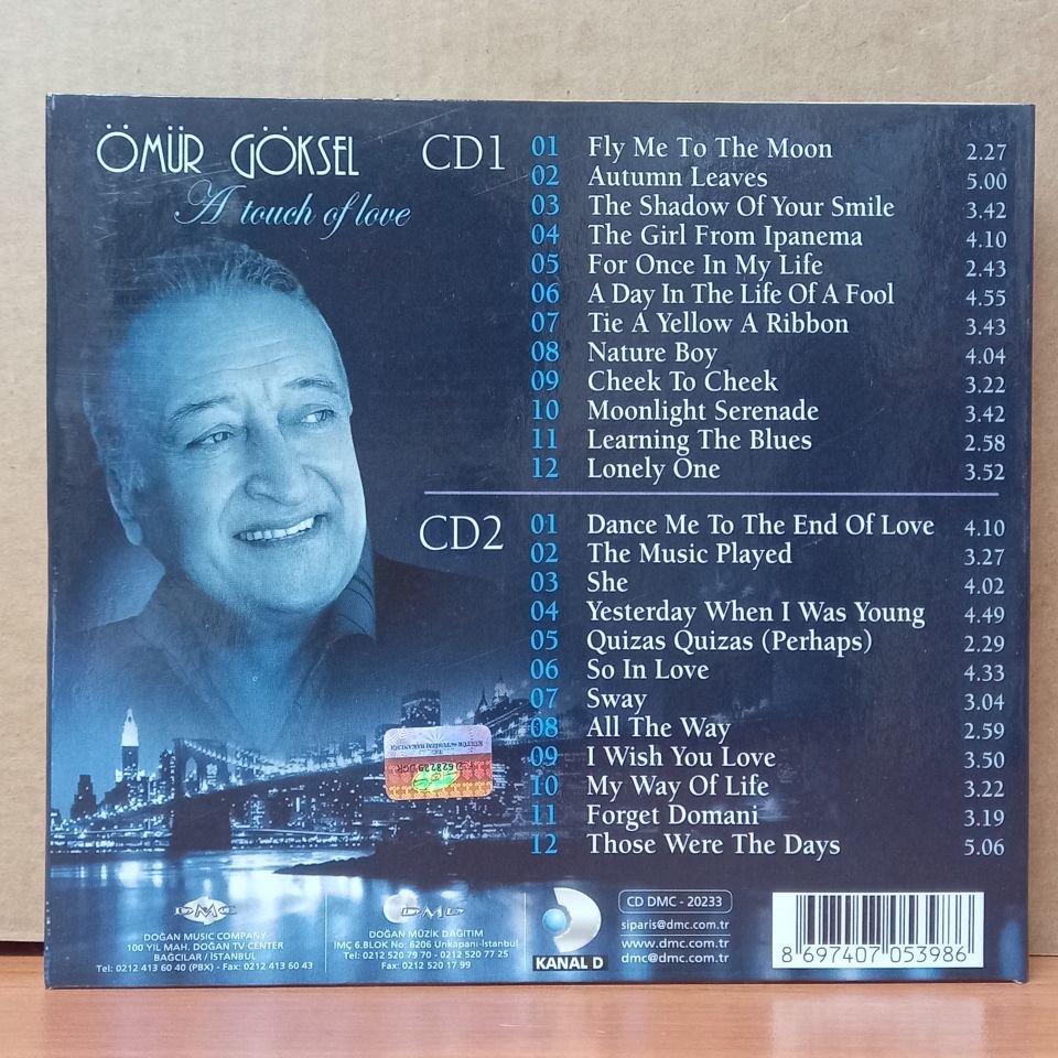 ÖMÜR GÖKSEL - A TOUCH OF LOVE (2006) - 2CD 2.EL