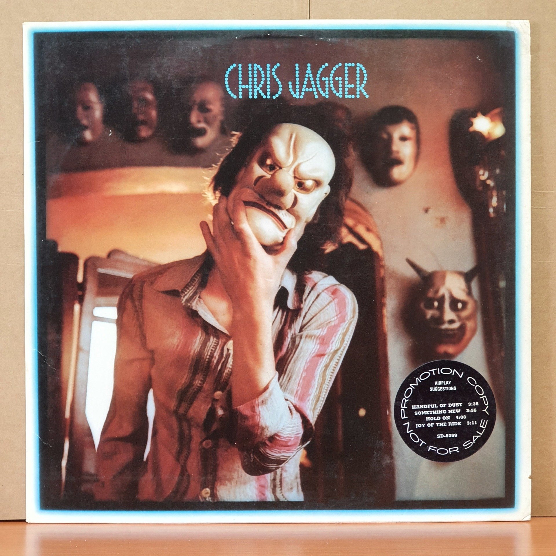 CHRIS JAGGER - CHRIS JAGGER (1973) - LP PROMO COPY 2.EL PLAK