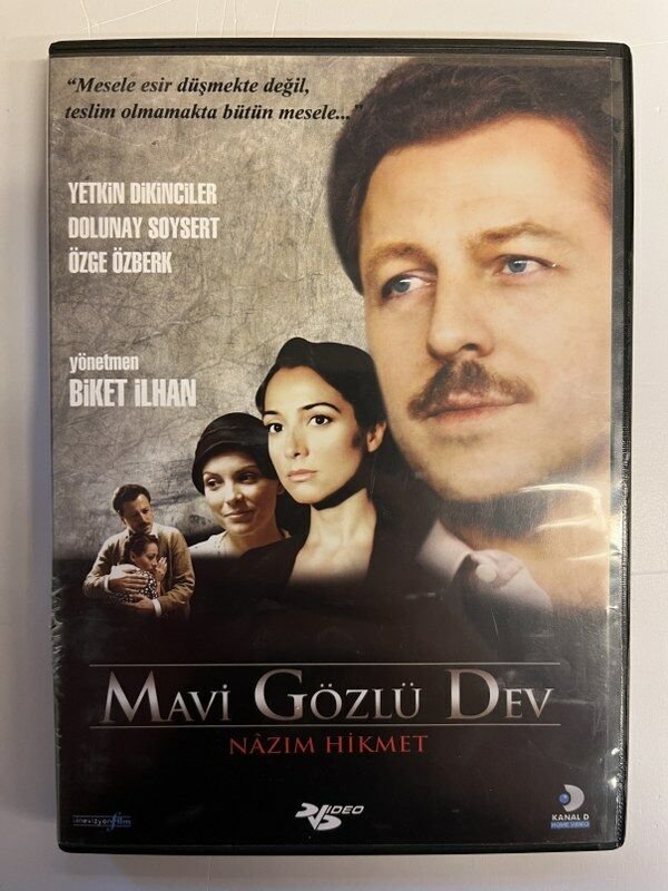 MAVİ GÖZLÜ DEV NAZIM HİKMET - YETKİN DİKİNCİLER - DVD 2.EL