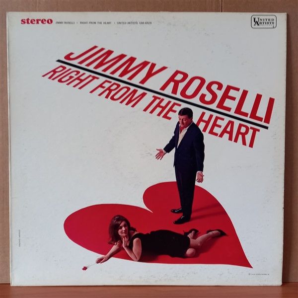 JIMMY ROSELLI – RIGHT FROM THE HEART - LP 2.EL PLAK